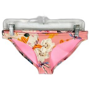 Triangl Delilah Flore Rosa Bikini Bottom Size XS Neoprene Blush Pink Floral